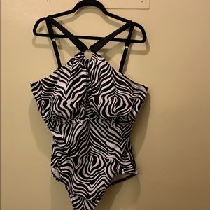 Zebra bathing suit